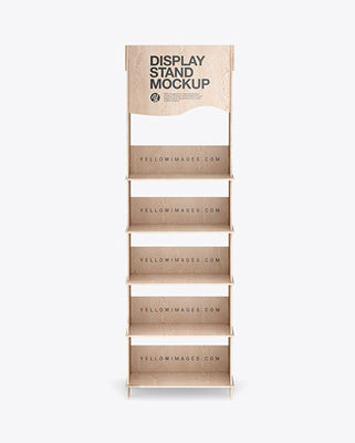 Kişiselleştirilebilir Elektronik Ürün Ekran Rackları Ticari Süpermarketler İçin Plywood Raflar