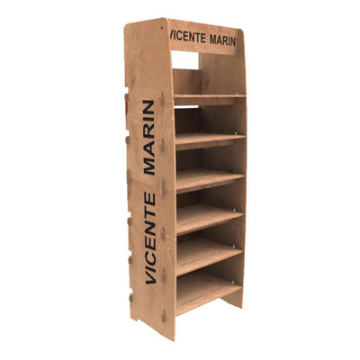 Kişiselleştirilebilir Elektronik Ürün Ekran Rackları Ticari Süpermarketler İçin Plywood Raflar